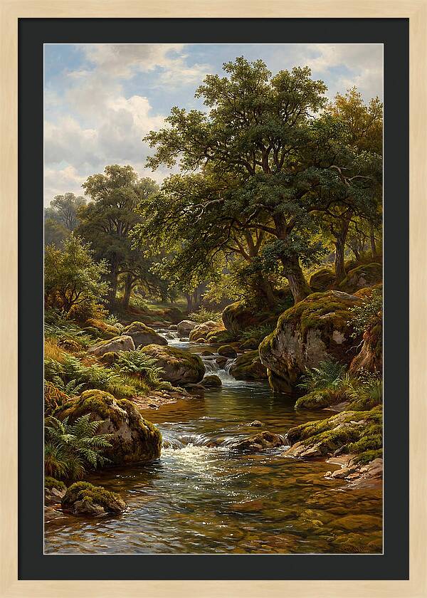 Serene Stream Landscape