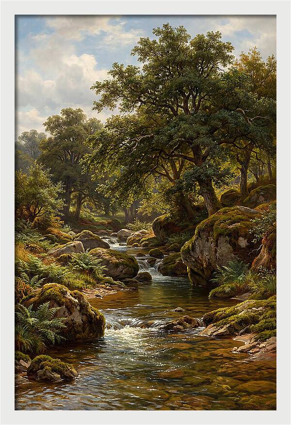 Serene Stream Landscape