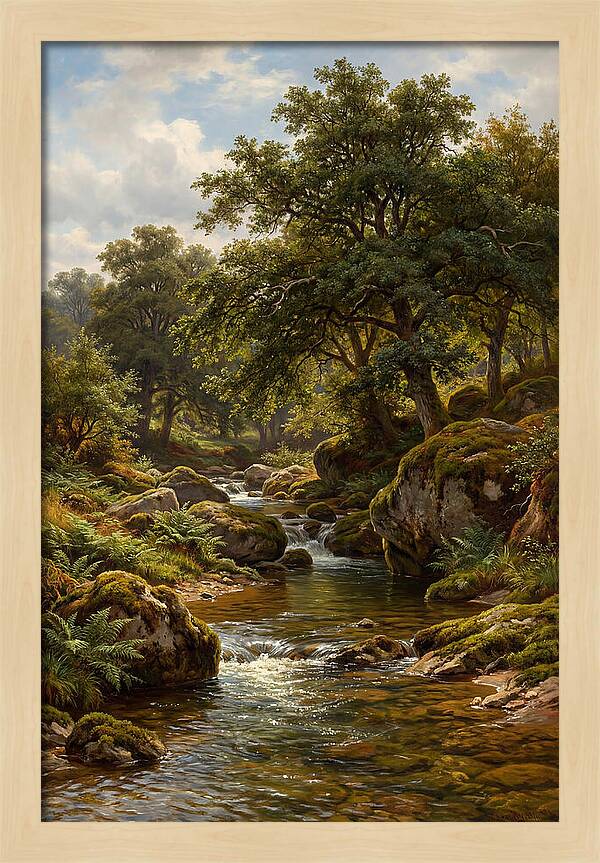 Serene Stream Landscape