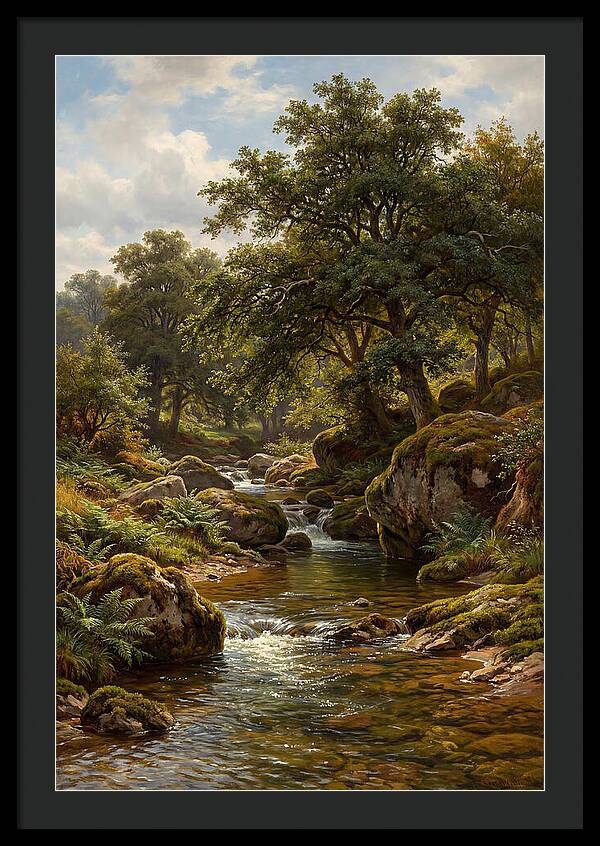 Serene Stream Landscape