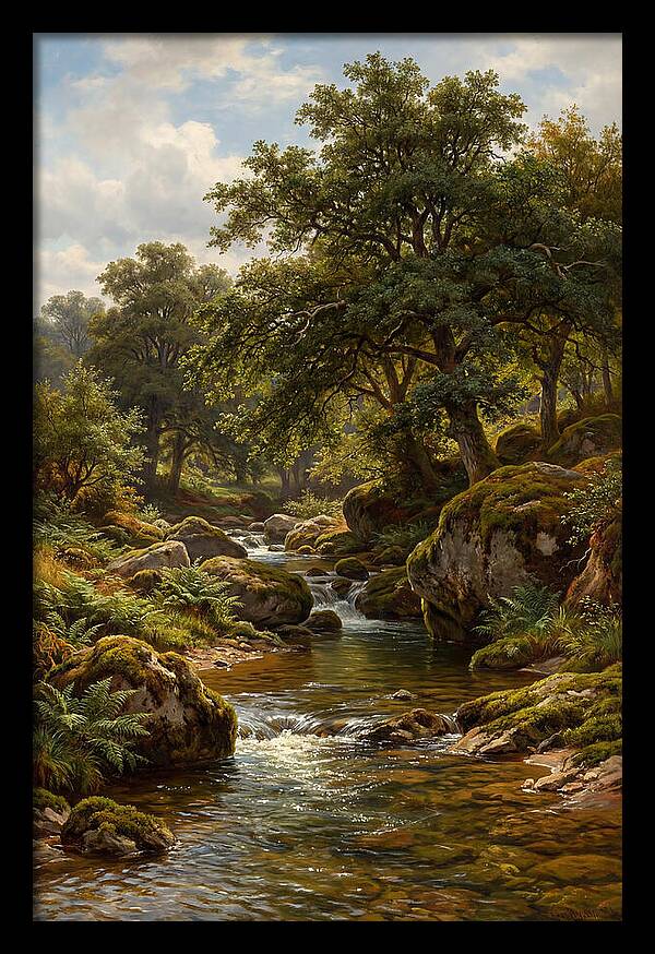 Serene Stream Landscape