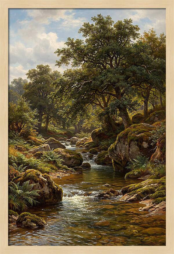 Serene Stream Landscape