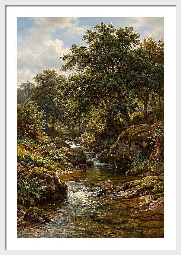 Serene Stream Landscape