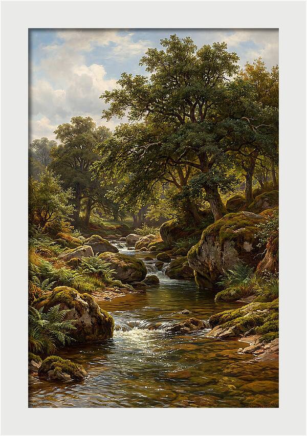 Serene Stream Landscape