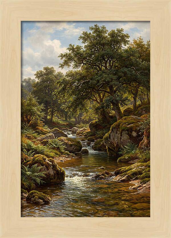 Serene Stream Landscape