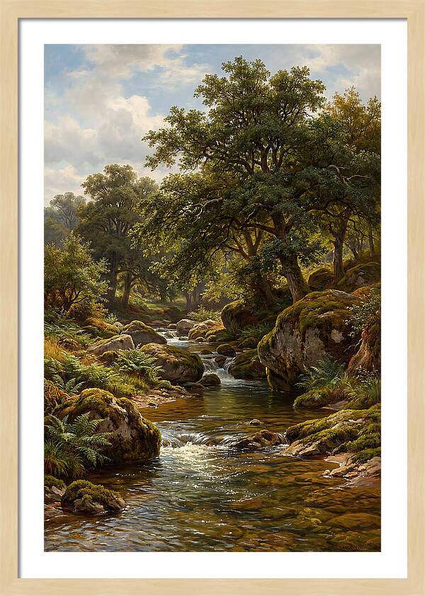 Serene Stream Landscape