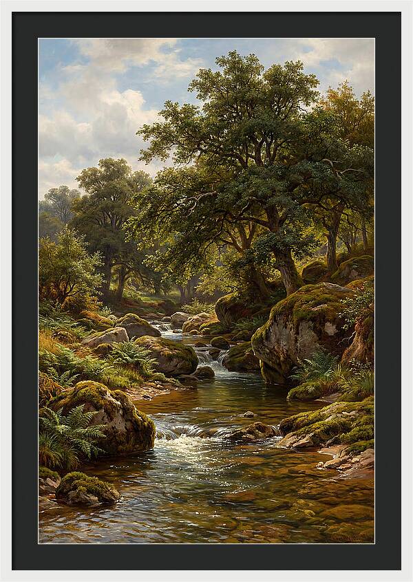 Serene Stream Landscape
