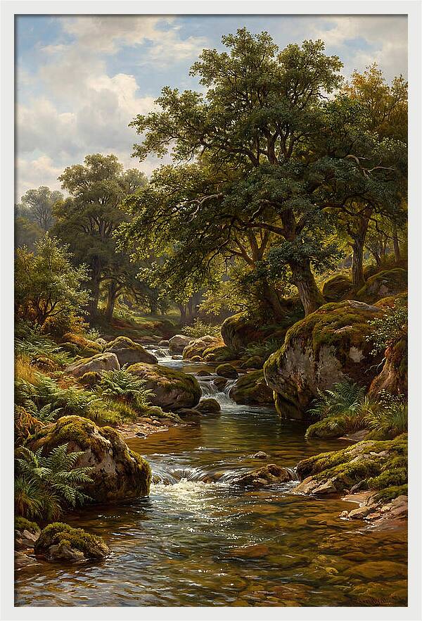 Serene Stream Landscape