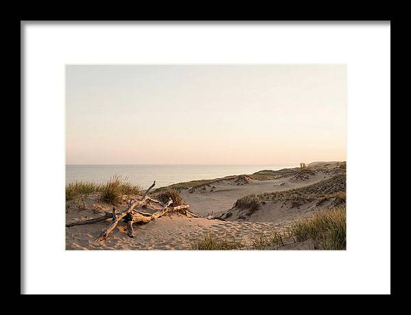 Serene Sunrise Over Indiana Dunes