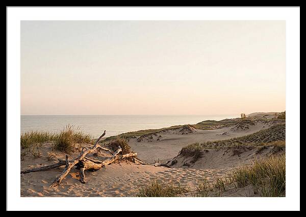 Serene Sunrise Over Indiana Dunes