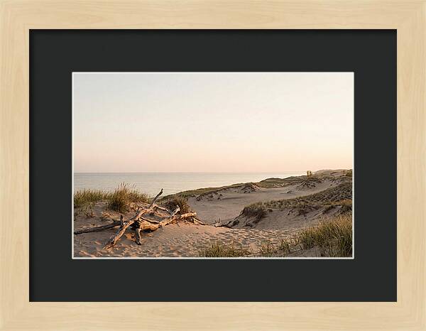 Serene Sunrise Over Indiana Dunes