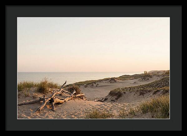 Serene Sunrise Over Indiana Dunes