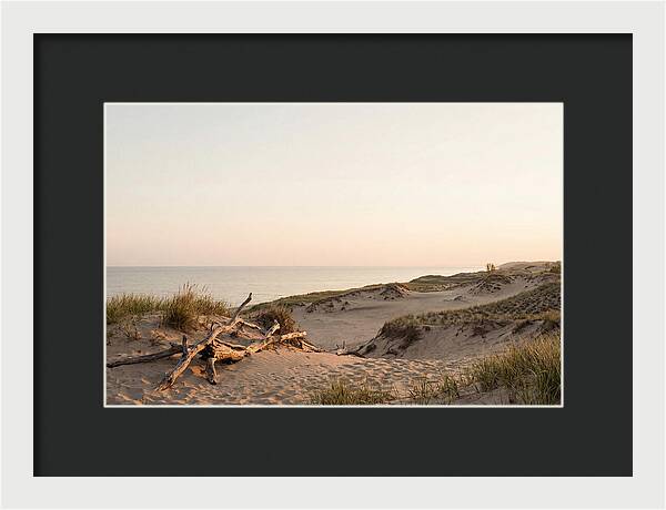 Serene Sunrise Over Indiana Dunes