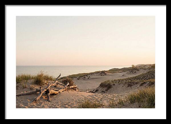 Serene Sunrise Over Indiana Dunes