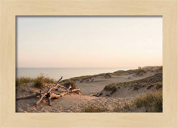 Serene Sunrise Over Indiana Dunes