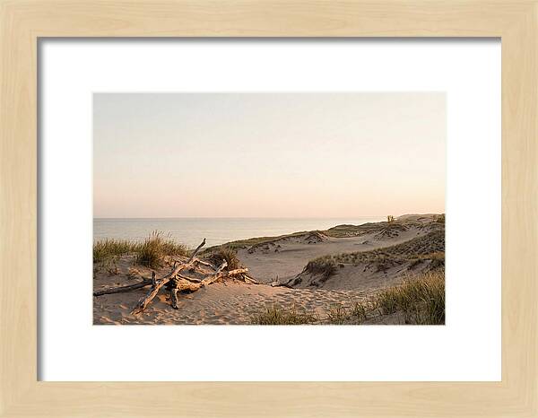 Serene Sunrise Over Indiana Dunes