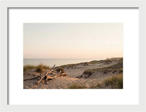 Serene Sunrise Over Indiana Dunes