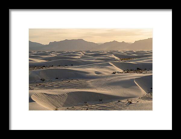 Serene Sunset At White Sands