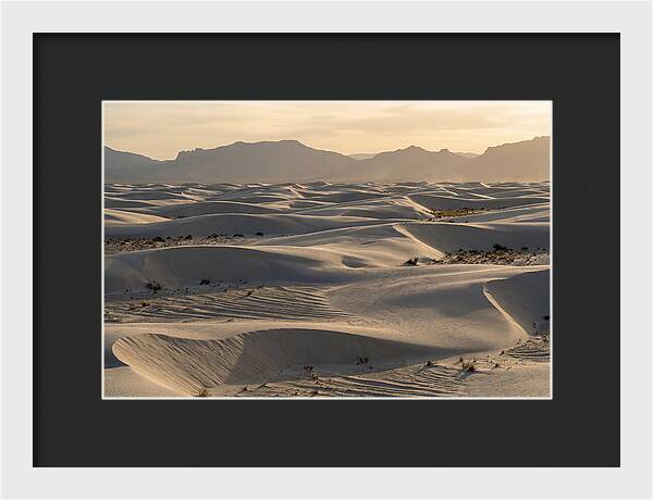 Serene Sunset At White Sands