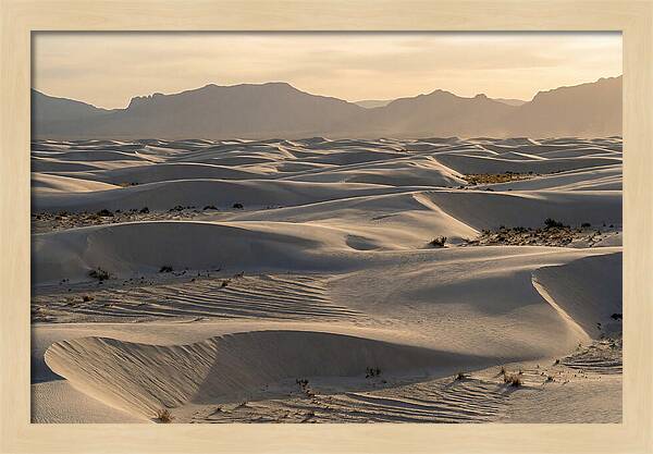 Serene Sunset At White Sands