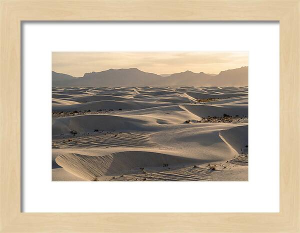 Serene Sunset At White Sands