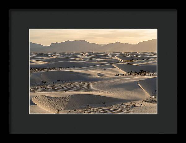 Serene Sunset At White Sands