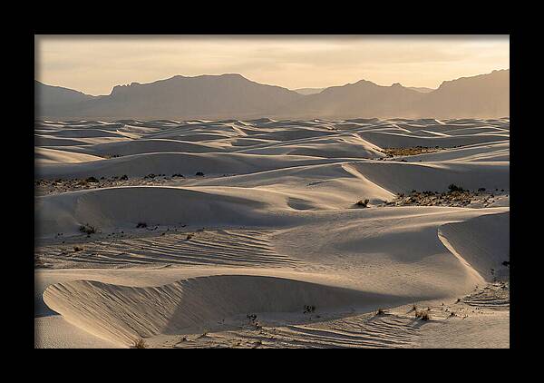 Serene Sunset At White Sands