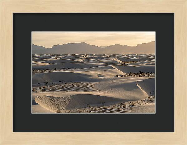 Serene Sunset At White Sands