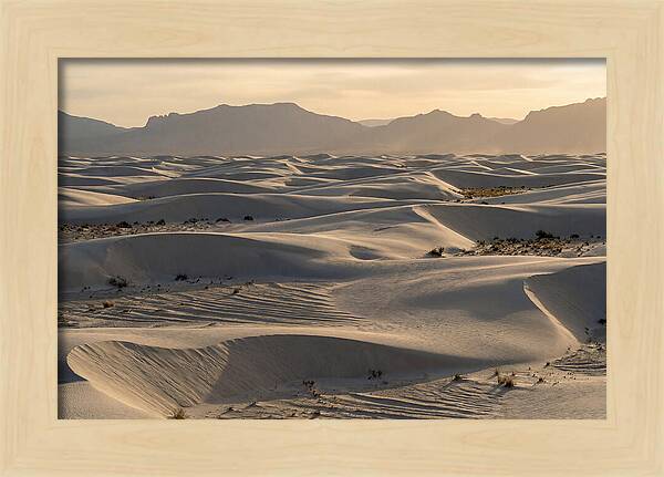 Serene Sunset At White Sands