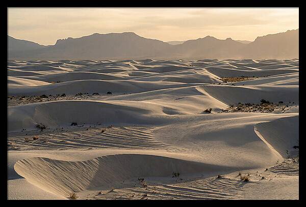 Serene Sunset At White Sands