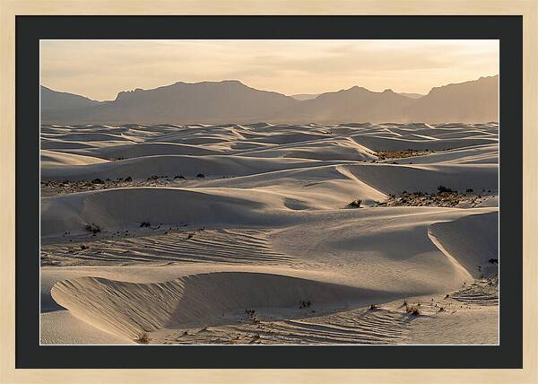 Serene Sunset At White Sands