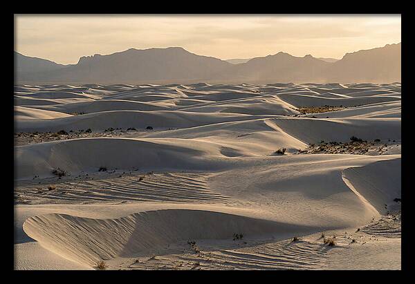 Serene Sunset At White Sands