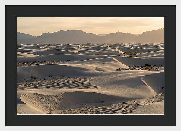Serene Sunset At White Sands