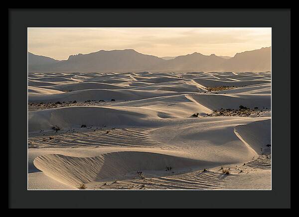 Serene Sunset At White Sands