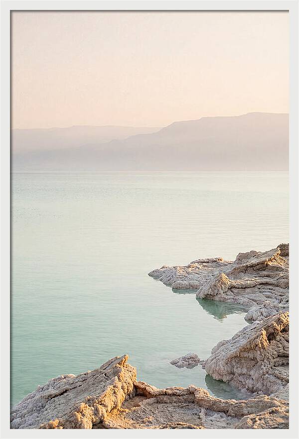 Serene Sunset Over Dead Sea