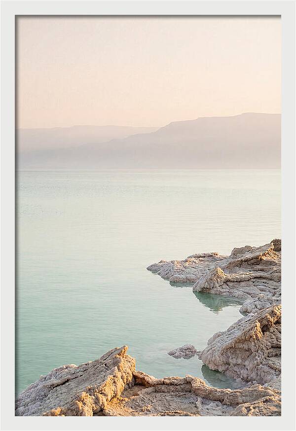 Serene Sunset Over Dead Sea