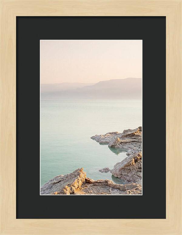 Serene Sunset Over Dead Sea