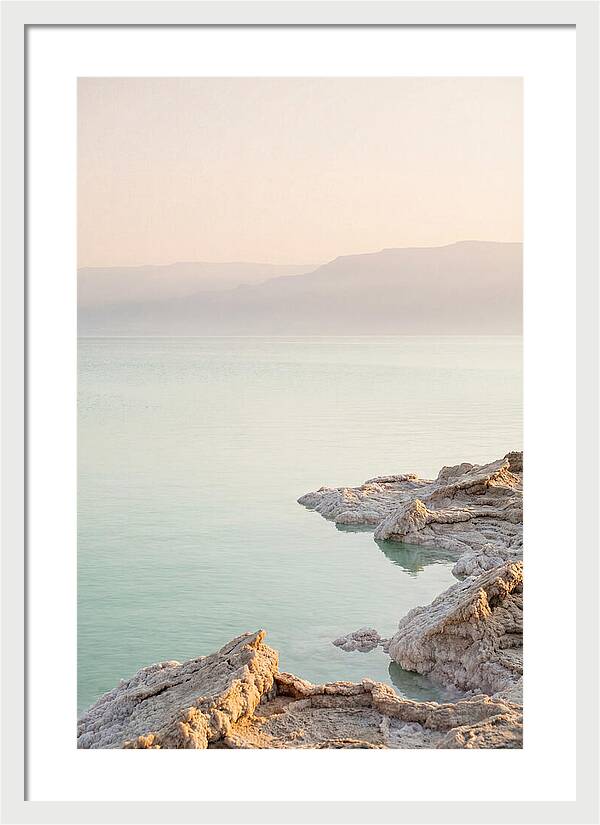 Serene Sunset Over Dead Sea