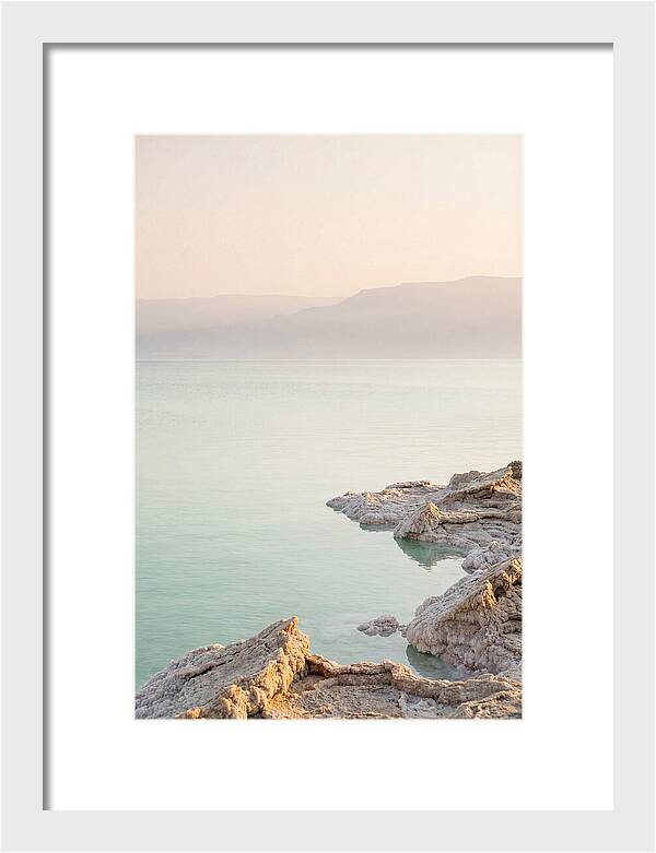 Serene Sunset Over Dead Sea