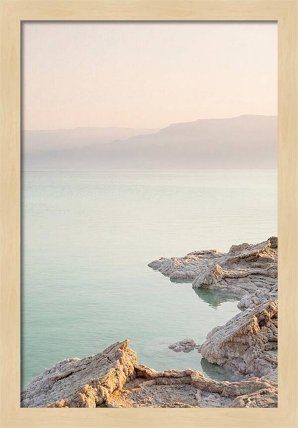 Serene Sunset Over Dead Sea
