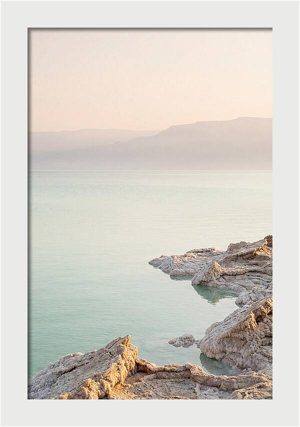 Serene Sunset Over Dead Sea