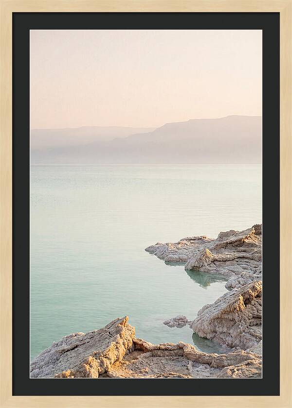 Serene Sunset Over Dead Sea