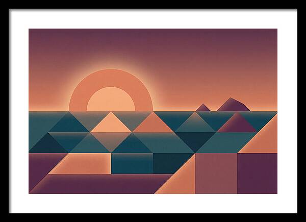 Serene Sunset Over Tranquil Waters