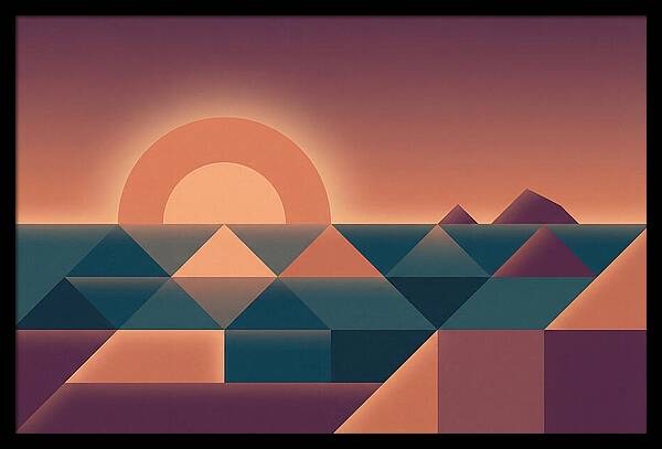 Serene Sunset Over Tranquil Waters