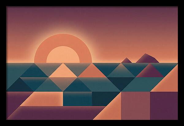 Serene Sunset Over Tranquil Waters