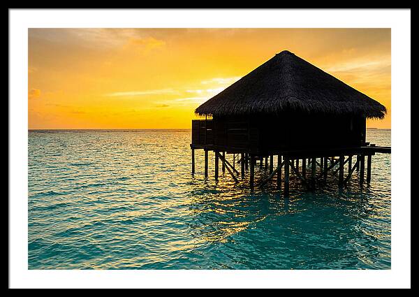 Serene Sunset Overwater Retreat
