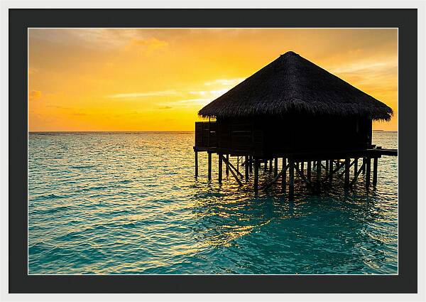 Serene Sunset Overwater Retreat