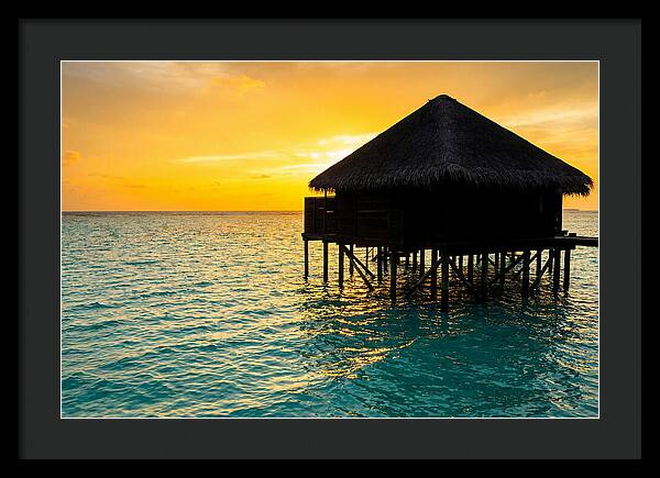 Serene Sunset Overwater Retreat