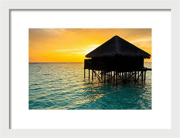 Serene Sunset Overwater Retreat