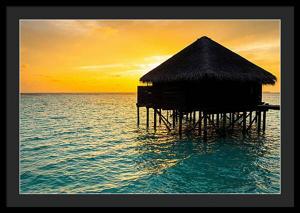 Serene Sunset Overwater Retreat